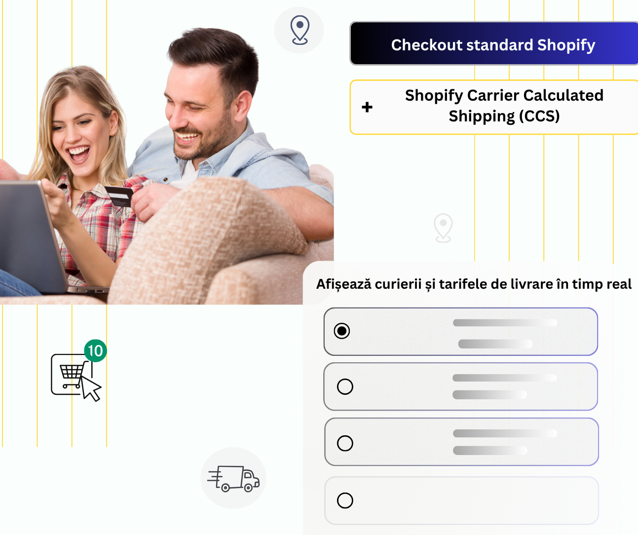 Shopify CCS integration with TrimiteInRO