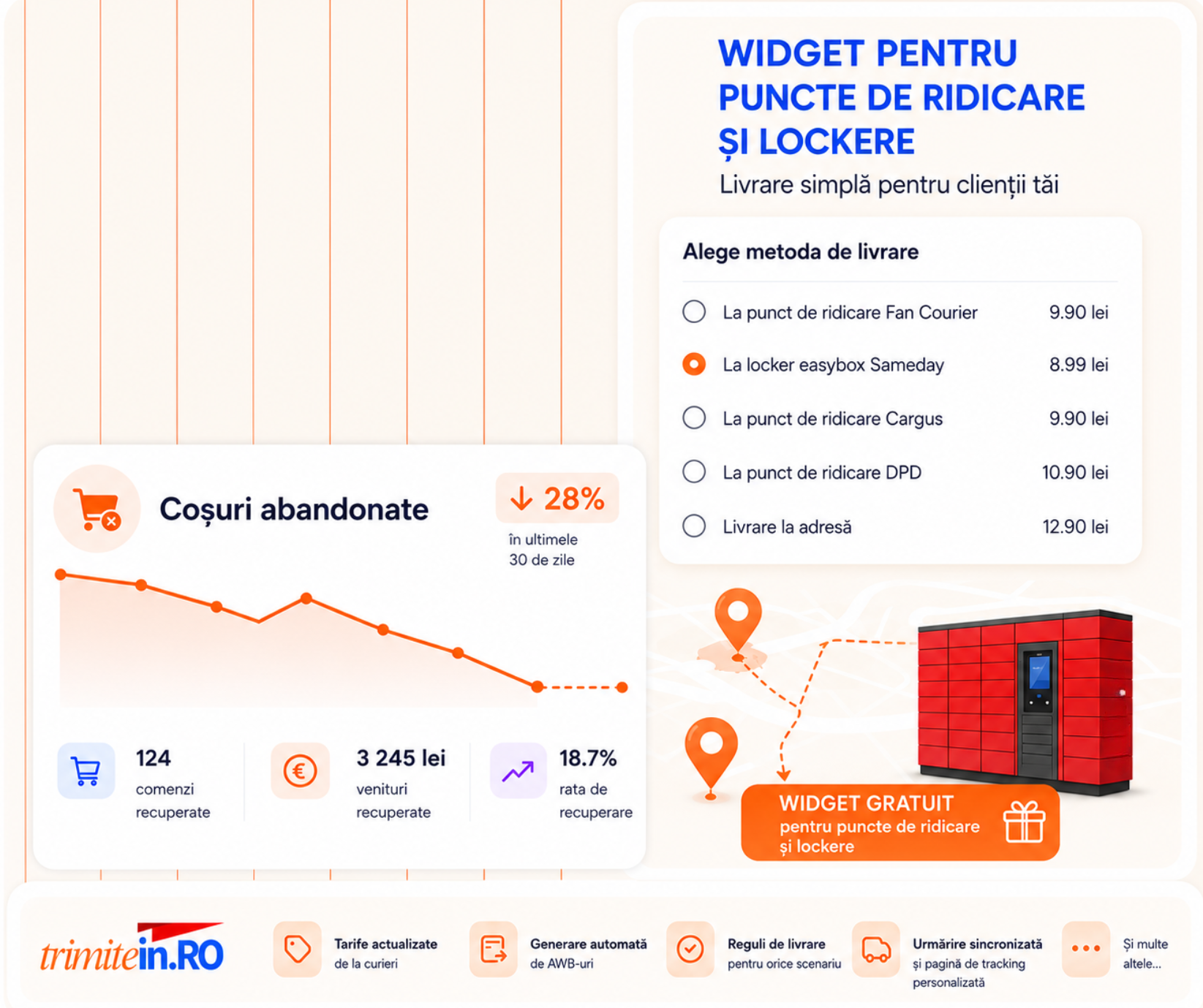 Shipping App widget